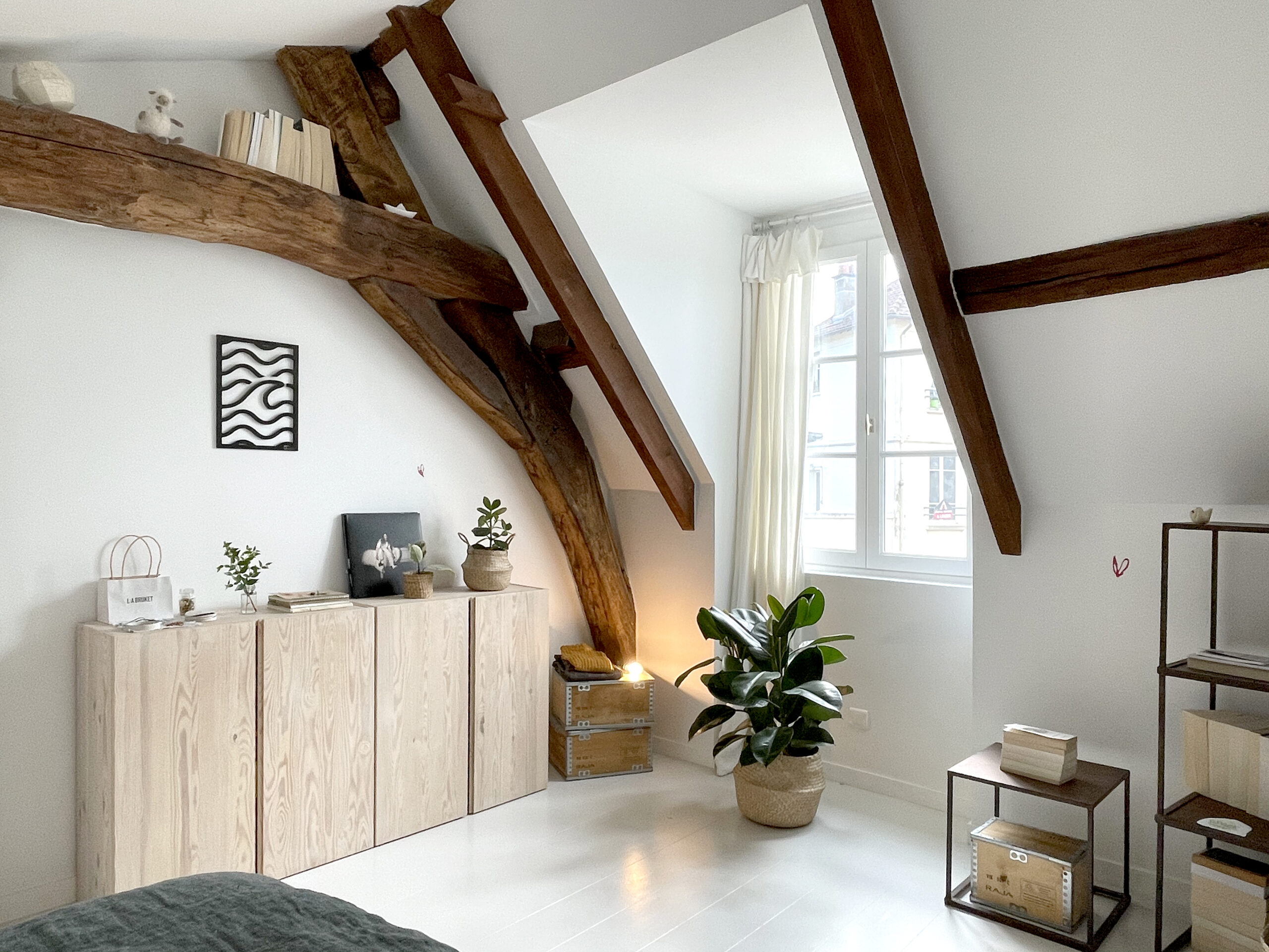 Architecte d'intérieur Saint-Germain-en-Laye - chambre sous pente