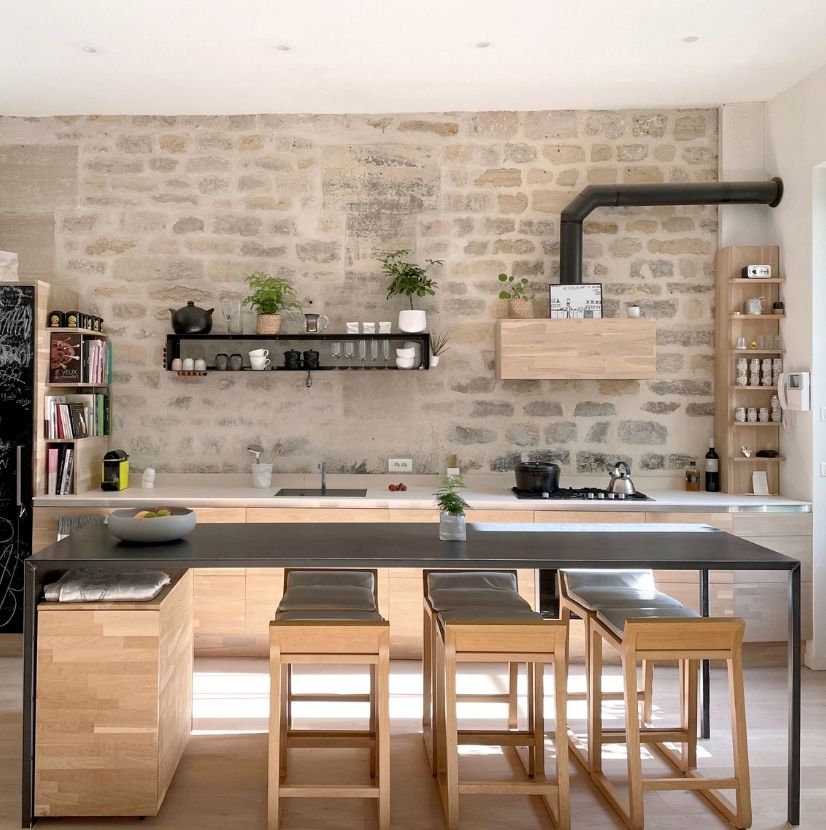 Rénovation maison Saint-Germain-en-Laye - cuisine ouverte