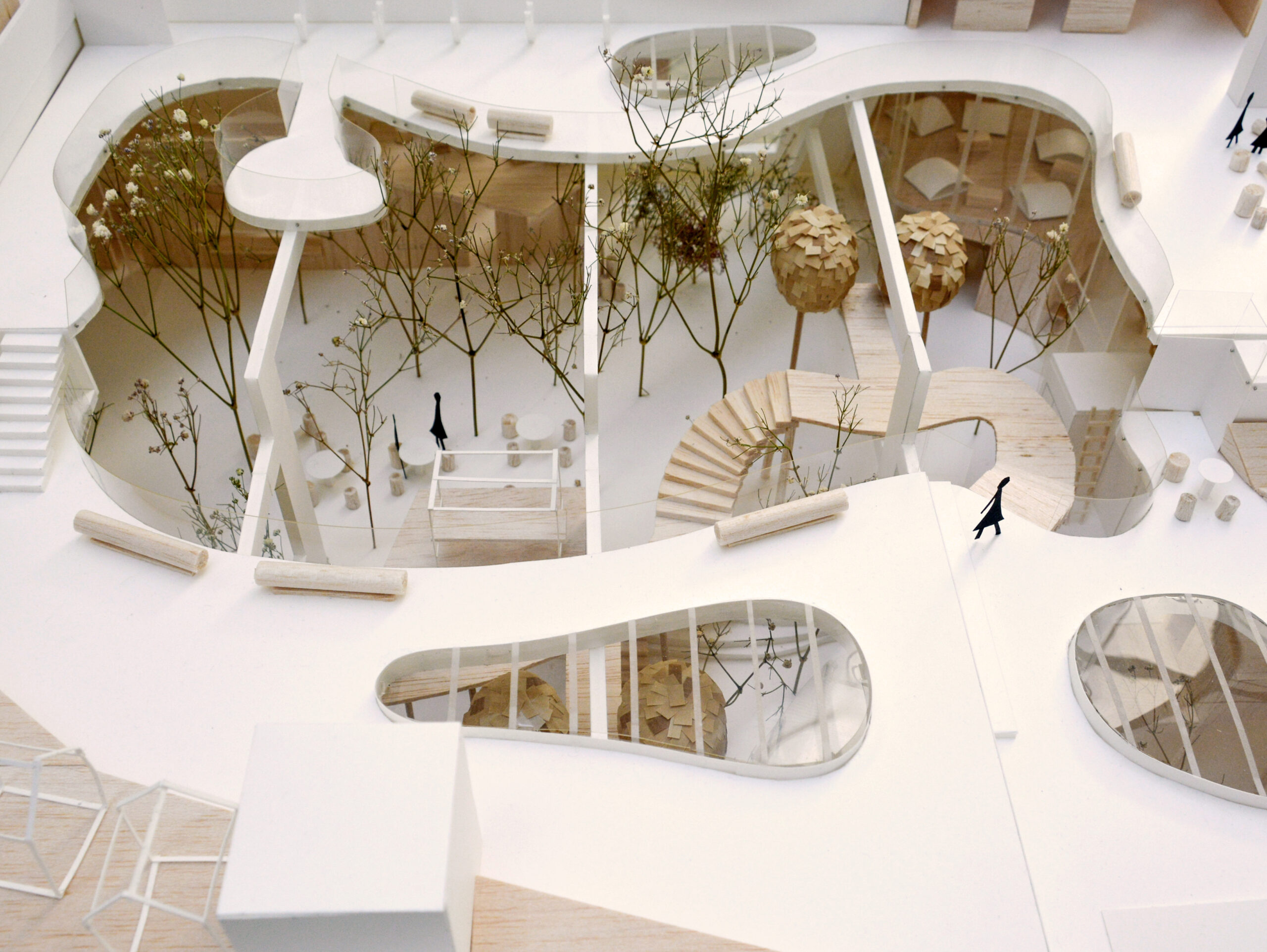 Architecte d'intérieur Paris - maquette vue dessus parking parisien